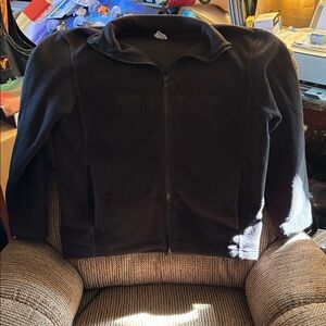 Old Navy Black Fleece Jacket
